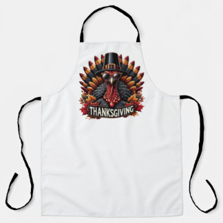 Cadeau tablier de Thanksgiving dinde
