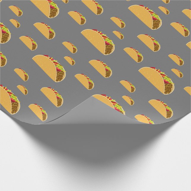 Cadeau Taco mardi Design - Papier d'enveloppement mat (Coin)