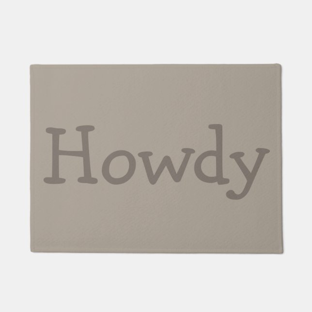 Cadeau Tapis de Sol Howdy (Devant)