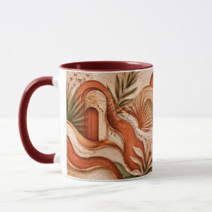 Cadeau Tasse à Café Boho Terracotta Désert Matin