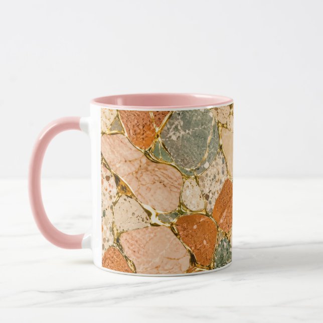 Cadeau Tasse à Café Matin Terrazzo Kintsugi Or (Gauche)