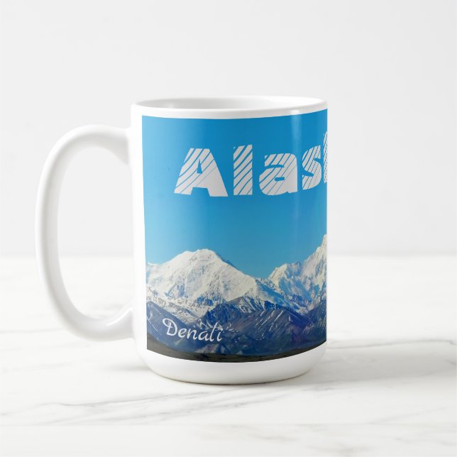 Cadeau Tasse à Café Souvenir d'Alaska Denali  (Gauche)