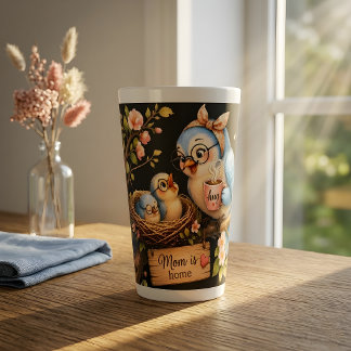 Cadeau Tasse Black Latte Maman Est à la Maison