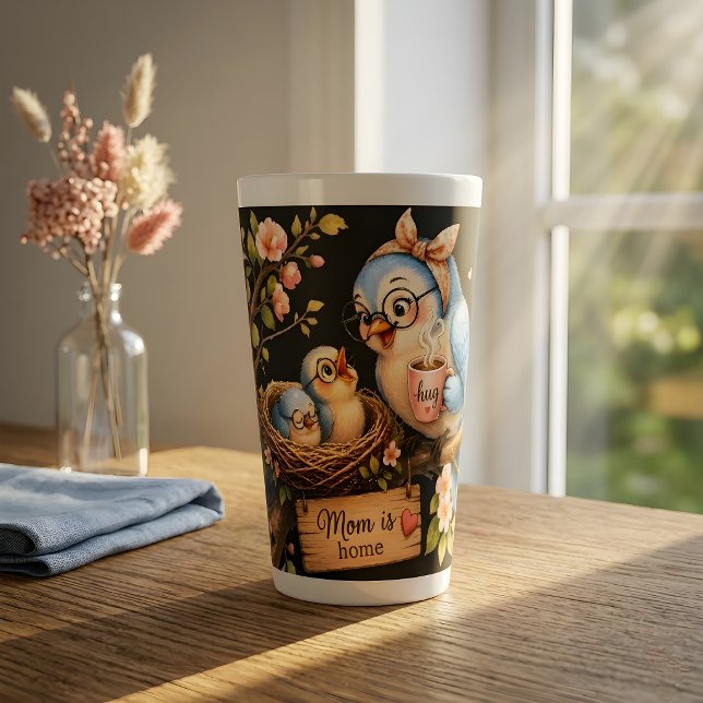 Cadeau Tasse Black Latte Maman Est à la Maison (Créateur téléchargé)