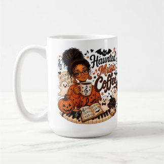 Cadeau Tasse Café Musique Halloween Piano Ensorcel
