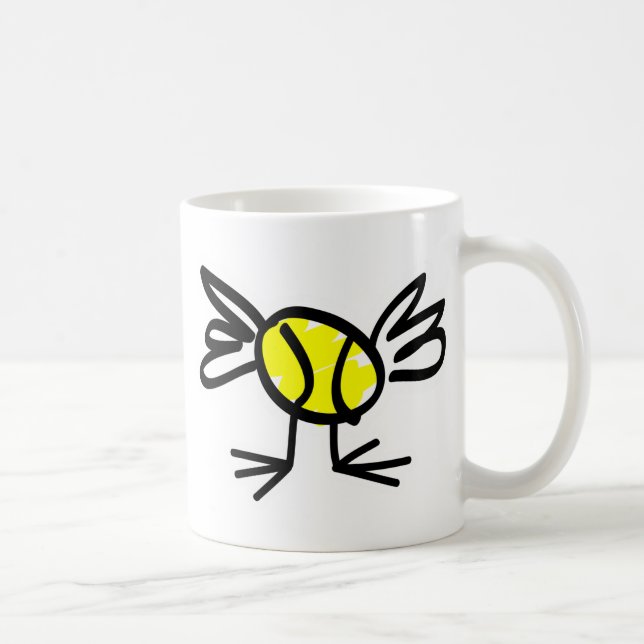Cadeau tasse fille de tennis (Droite)