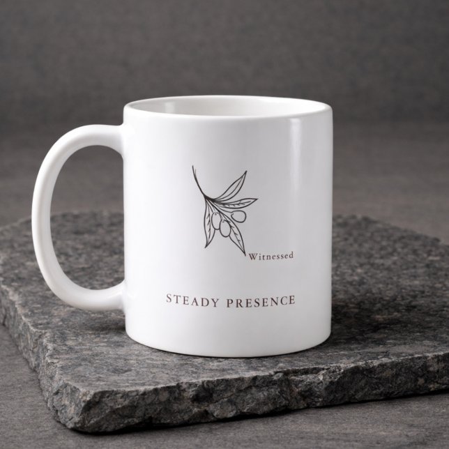Cadeau Tasse Parrain Marraine Baptême Moderne (Godparent keepsake mug gift)