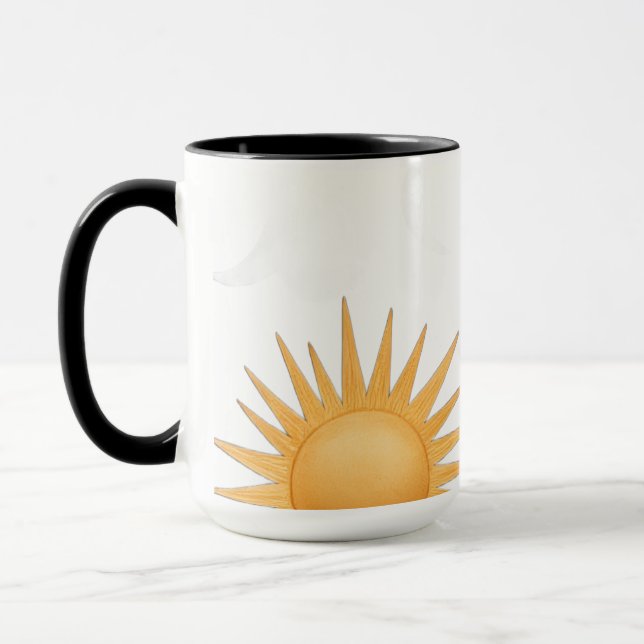 Cadeau Tasse Soleil Boho pour Son Anniversaire Mam (Gauche)