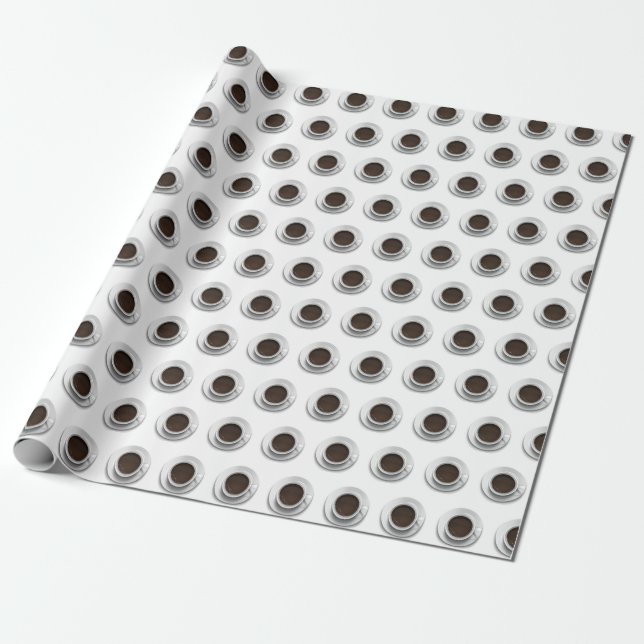 Cadeau Tasses de papier d'emballage de café (Déroulé)