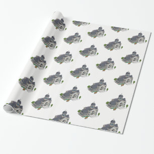 Cadeau Temple de papier d'enveloppement