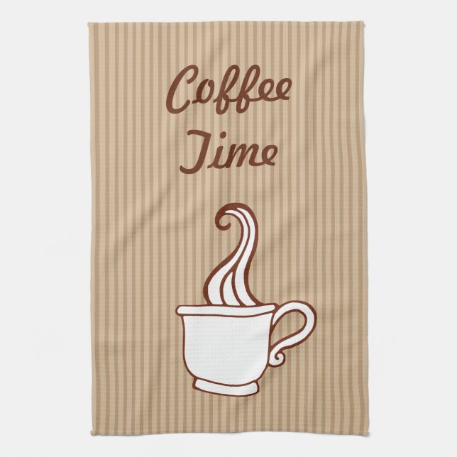 Cadeau Torchons de Cuisine pour Amoureux du Café R (Vertical)