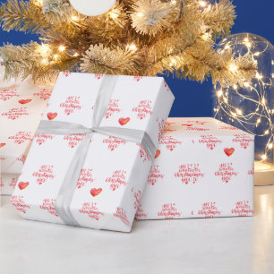 Cadeau Tout ce que je veux pour Noël, c'est toi ! Papier 
