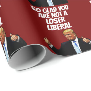 Cadeau TRUMP FUNNY CHRISTMAS Papier à enveloppement