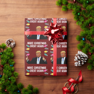 CADEAU TRUMP RENDRE NOËL GRAND PAPIER À NOUVEAU