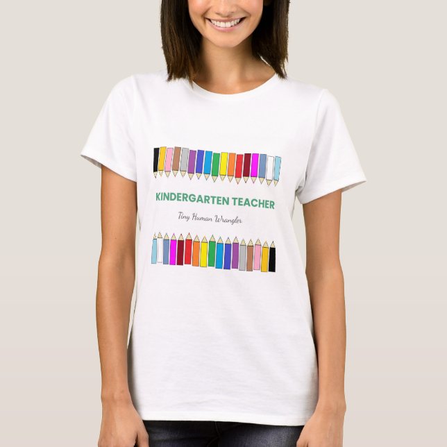 Cadeau tshirt professeur de maternelle (Devant)