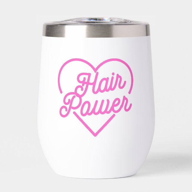 Cadeau Tumbler d'appréciation de cheveux mignons " (Avant)