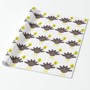 Cadeau Turquie Heure Thanksgiving Papier d'enveloppement