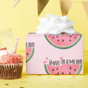 Cadeau Un Dans Un Melon Watermelon Papier Enveloppant Ann