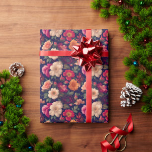 Cadeau Un papier peint à motif floral 