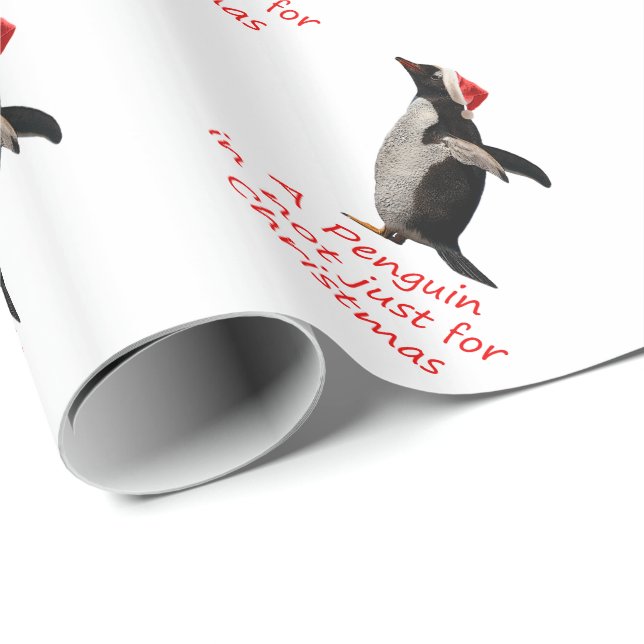 Cadeau Un pingouin n'est pas seulement pour le papier env (Coin rond)