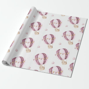 Cadeau UN premier papier d'emballage d'anniversaire
