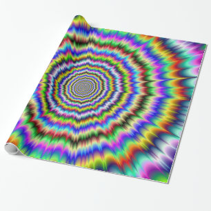Cadeau Une vue pour le papier d'enveloppement des yeux do