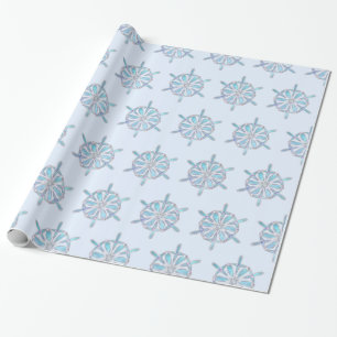 Cadeau Valse du papier d'enveloppement des flocons de nei