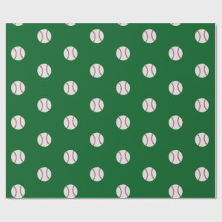 Cadeau Ventilateurs de baseball enveloppant du papier