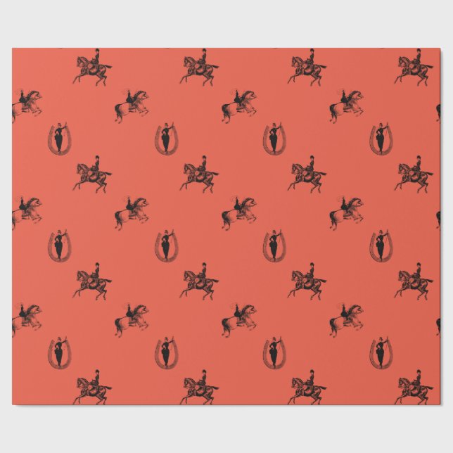 Cadeau Victorienne de l'équestre : Le papier enveloppant  (Couture)