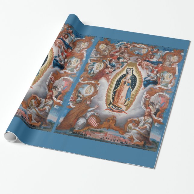 Cadeau "Vierge papier d'emballage de Guadalupe" (Déroulé)