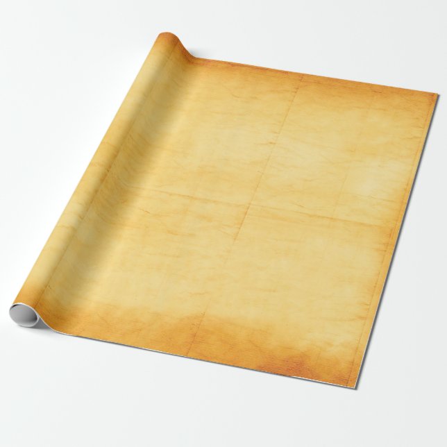 Cadeau Vieux papier jaune texture de papier (Déroulé)