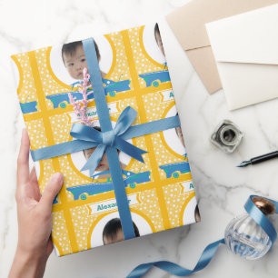 Cadeau Voiture de course personnalisée Baby Photo Papier 