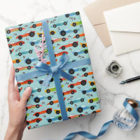 Voitures de course cool Papier Anniversaire de enf