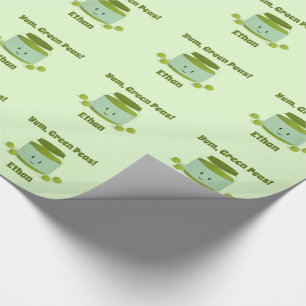 Cadeau Yum papier d'emballage des pois  