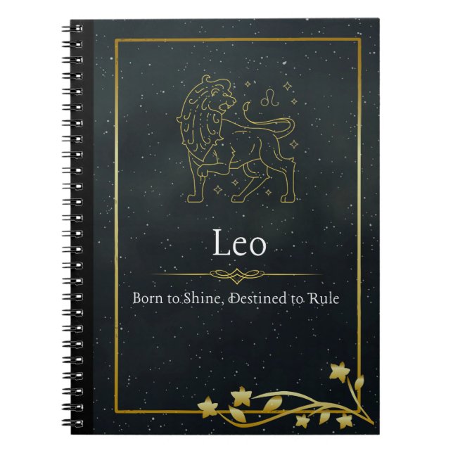 Cadeau Zodiaque Lion – Journal d'Astrologie pour l (Devant)