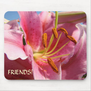 Cadeaux AMIS Tapis de souris Fleurs de Lys Callas 