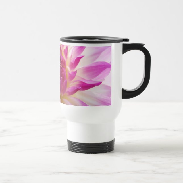 Cadeaux blancs roses de tasse de café de fleur de (Droite)