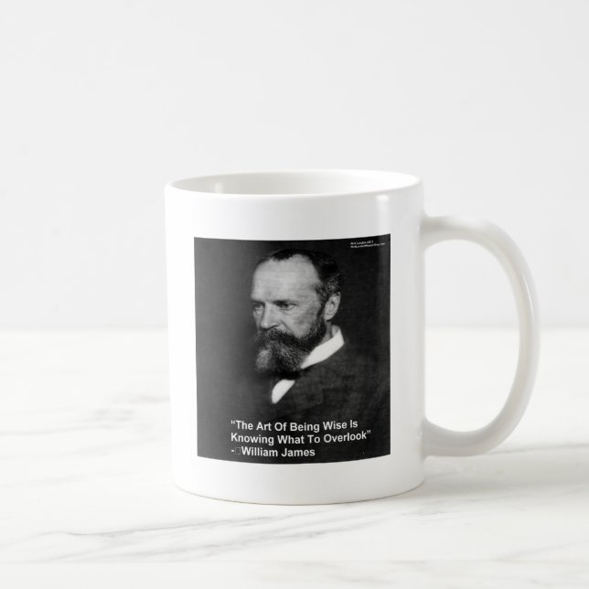 Cadeaux Cartes Mugs Etc de citation de Wm James "Ê (Droite)