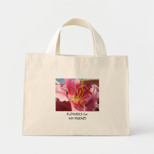 Cadeaux d'ami Sac fourre-tout Lilies Fleur pour mo