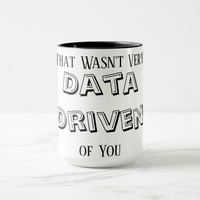 Cadeaux d'analyste de données, Mug de scientifique (Centre)