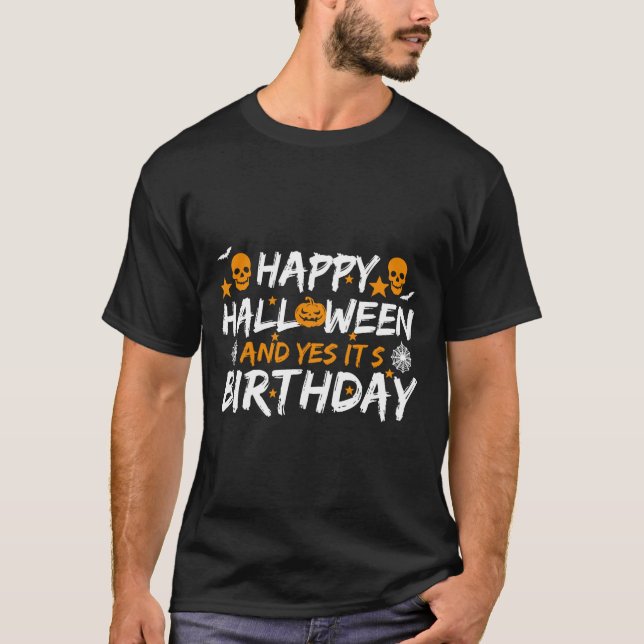 Cadeaux d'anniversaire Halloween - T-Shirt (Devant)