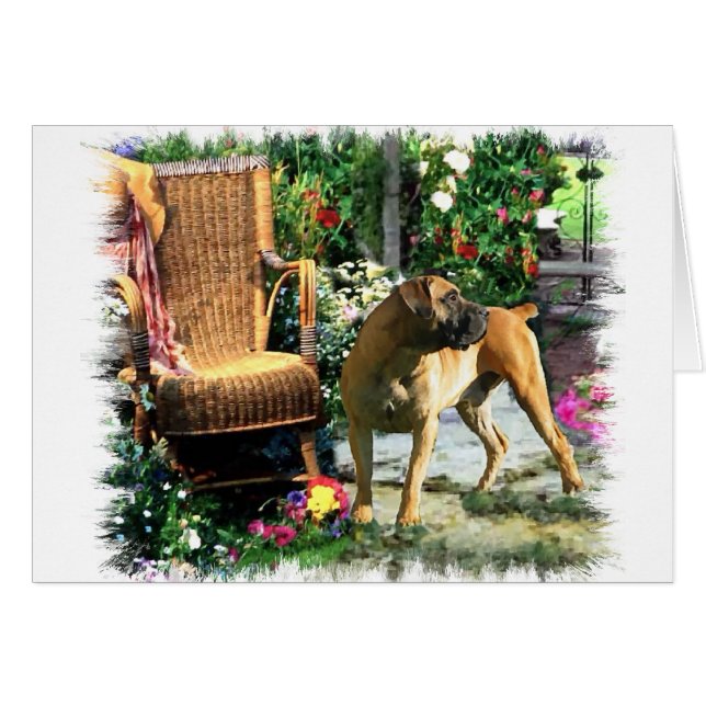 Cadeaux d'art Boerboel (Devant horizontal)