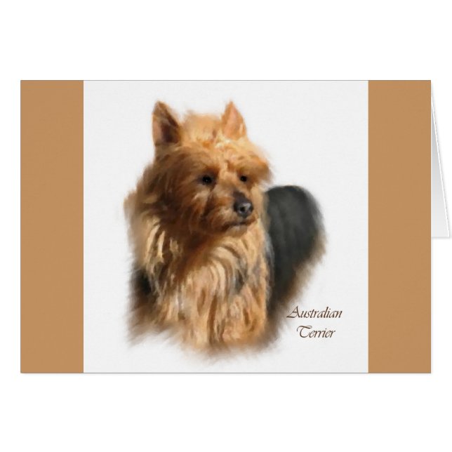 Cadeaux d'art Terrier australien (Devant horizontal)
