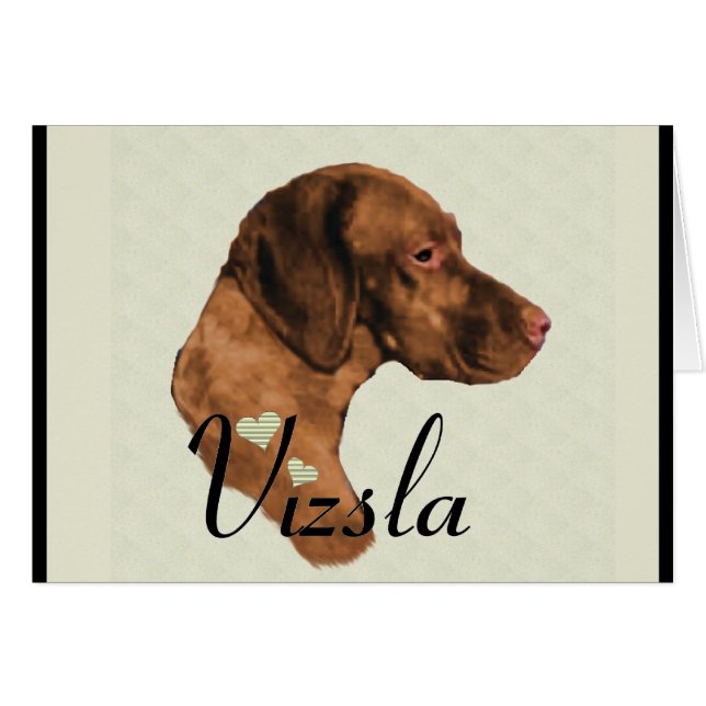 Cadeaux d'art Vizsla (Devant horizontal)