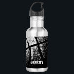 Cadeaux de basket-ball Bouteilles d'eau de sport p<br><div class="desc">Bouteille d'eau de sport de basket | Coloration métallique en acier inoxydable avec image vintage. Idée cadeau sportif pour entraîneur, joueurs, coéquipiers et fans de sports. Design moderne avec nom personnalisé, citation drôle, slogan ou monogramme. Créez votre propre cadeau monogrammed unique. Convient aux hommes, femmes et enfants / enfants. Jolie...</div>