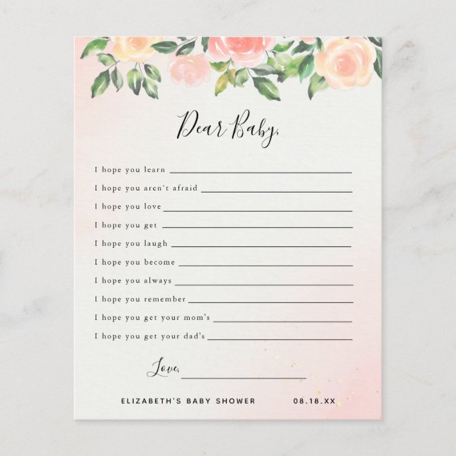 Cadeaux de bébé | Jeu de baby shower (Devant)