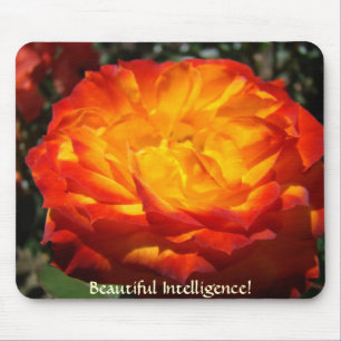 Cadeaux de BUREAU Tapis de souris Rose d'Intellige
