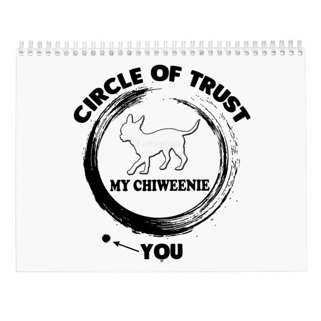 Cadeaux de calendrier de Chiweenie pour la (Dos)