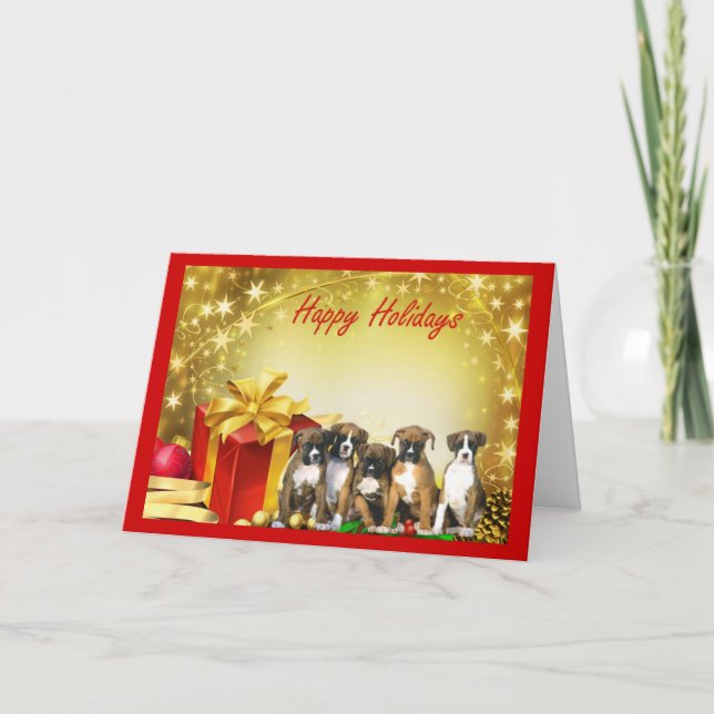 Cadeaux de carte de Noël de boîte (Devant)