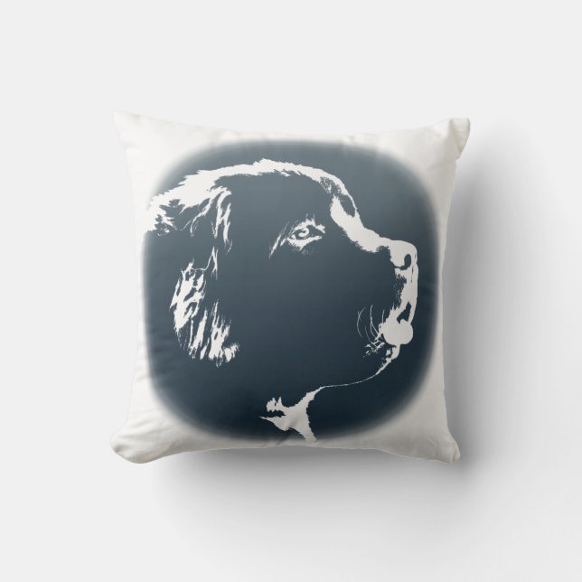Cadeaux de chiot de Newfoundlander de coussin de (Recto)